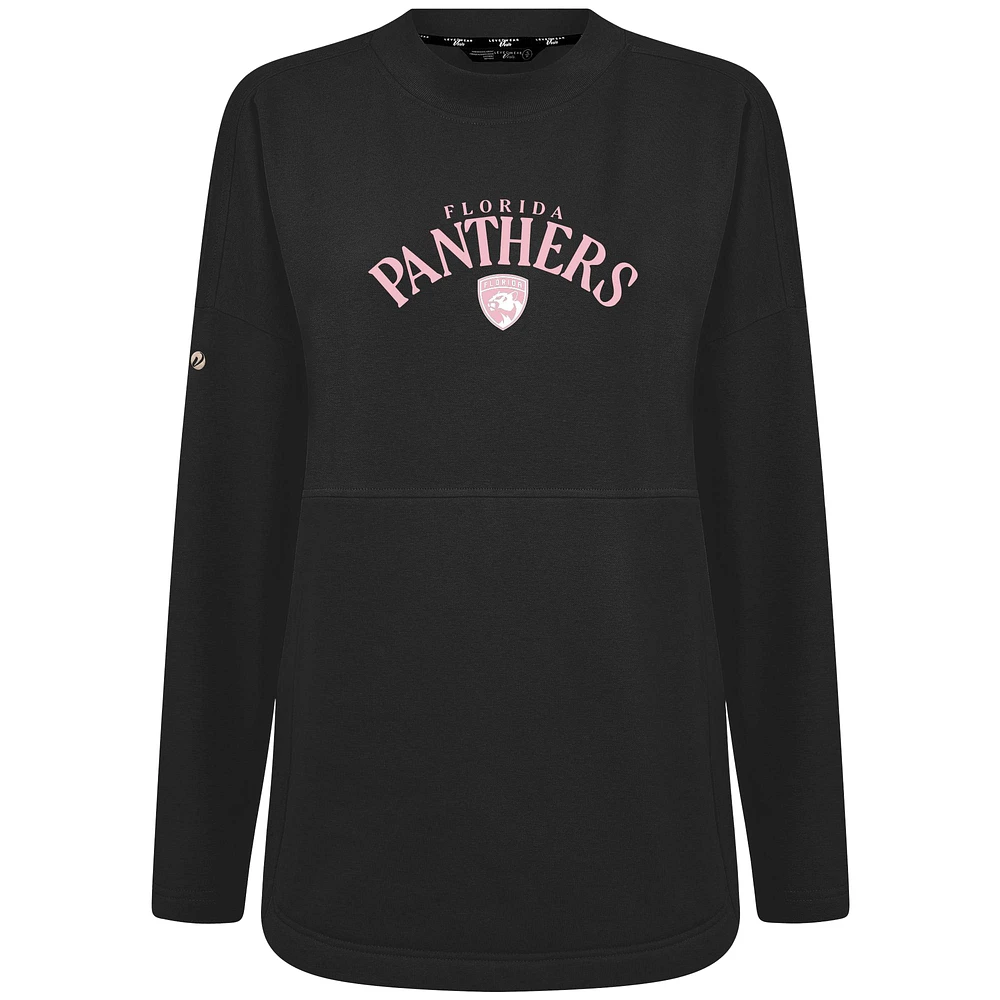 Sweat-shirt à col roulé noir pour femme Florida Panthers Mother's Day Beaudry Arched Pullover