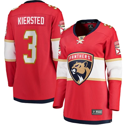 Women's Fanatics Matt Kiersted Red Florida Panthers Home Team Breakaway Player Jersey