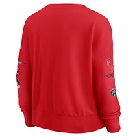 Sweat-shirt à capuche rouge Florida Panthers Go Team pour femme Fanatics