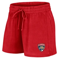 Short rouge Fanatics pour femmes des Florida Panthers du début à la fin