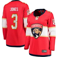 Women's Fanatics Seth Jones Red Florida Panthers Home Breakaway Player Jersey