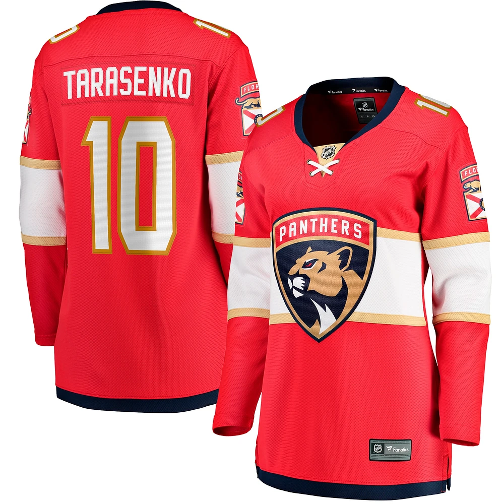 Maillot d'échappée à domicile rouge des Panthers de la Floride Vladimir Tarasenko Fanatics pour femmes