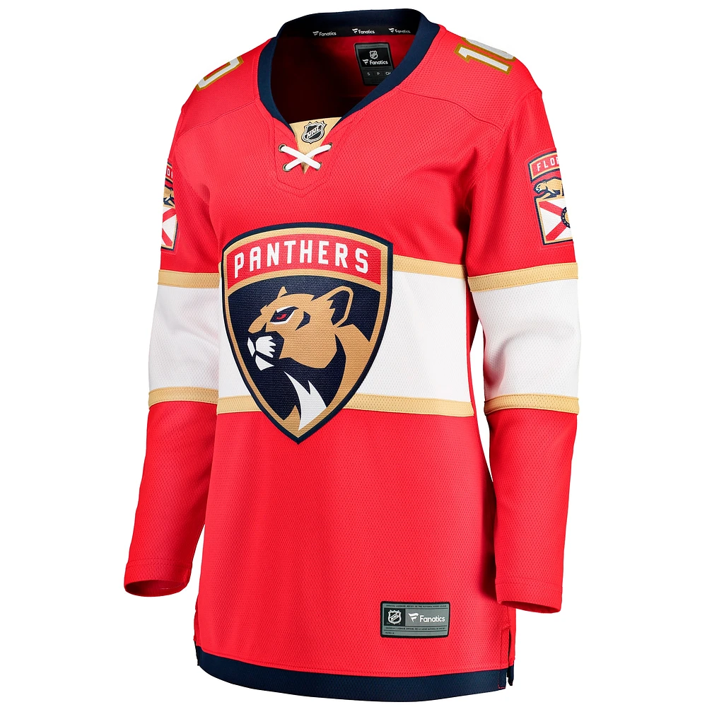 Maillot d'échappée à domicile rouge des Panthers de la Floride Vladimir Tarasenko Fanatics pour femmes