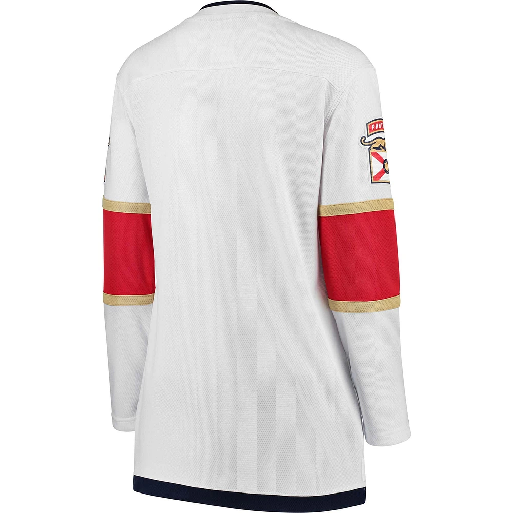 Maillot Breakaway extérieur blanc des Panthers de la Floride Fanatics pour femmes