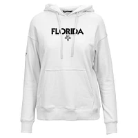 Women's Levelwear  White Florida Panthers Adorn City Capsule Pullover Hoodie