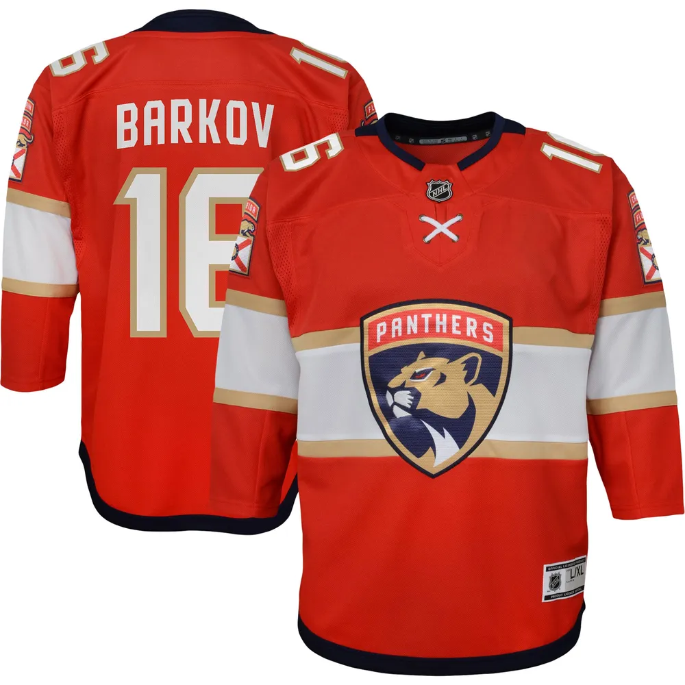 Men's Adidas Captain Patch Aleksander Barkov Red Florida Panthers Home Primegreen Authentic Pro Player Jersey