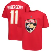 Outerstuff Youth Jonathan Huberdeau Red Florida Panthers Name & Number T-Shirt