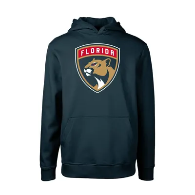 Florida Panthers Levelwear Youth Team Podium Core Fleece Pullover Hoodie - Navy