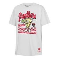 Youth Mitchell & Ness White Florida Panthers Concession Stand T-Shirt