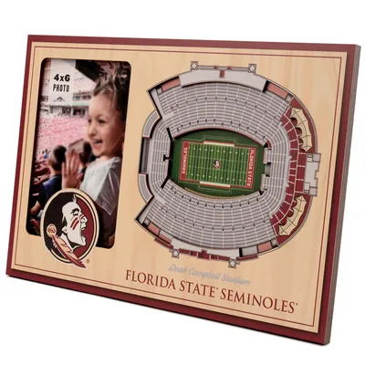 Florida State Seminoles 3D StadiumViews Picture Frame - Brown