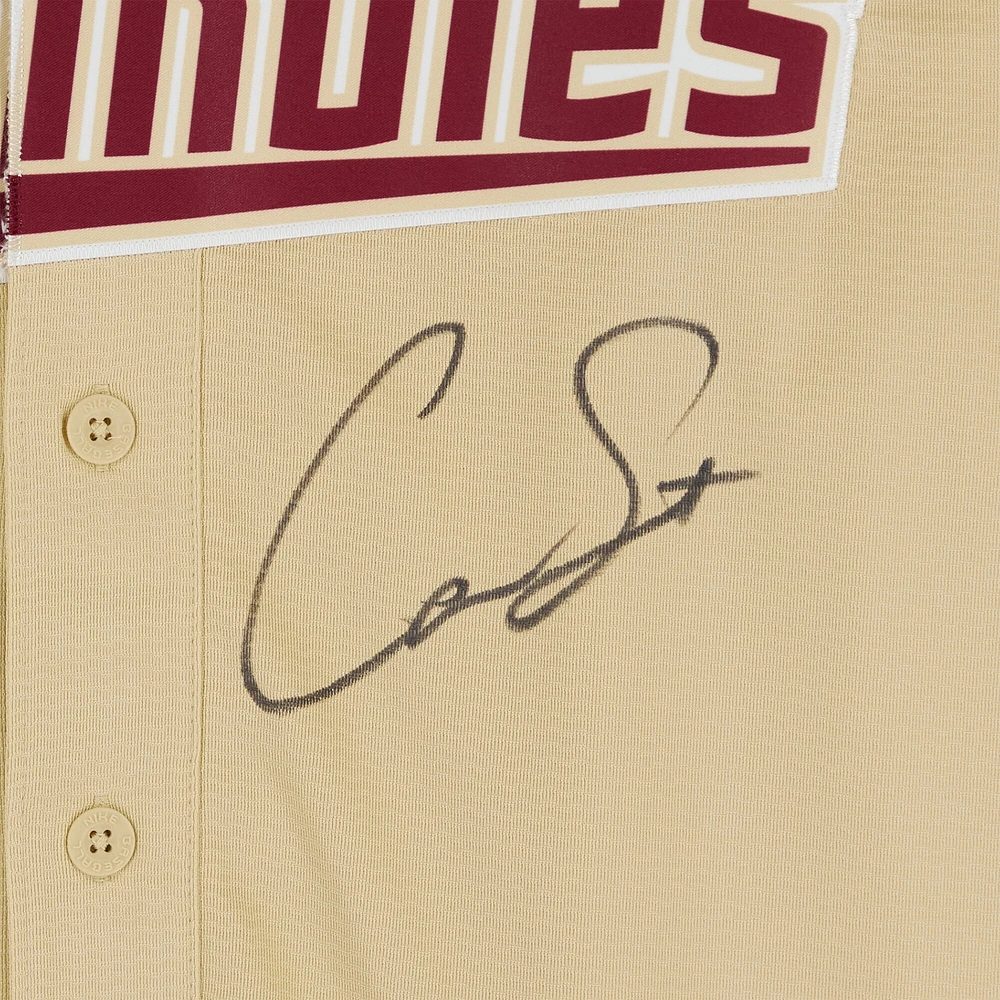 Cam Smith Florida State Seminoles Autographed Nike Gold Replica Jersey