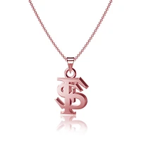 Dayna Designs Florida State Seminoles Rose Gold Pendant Necklace