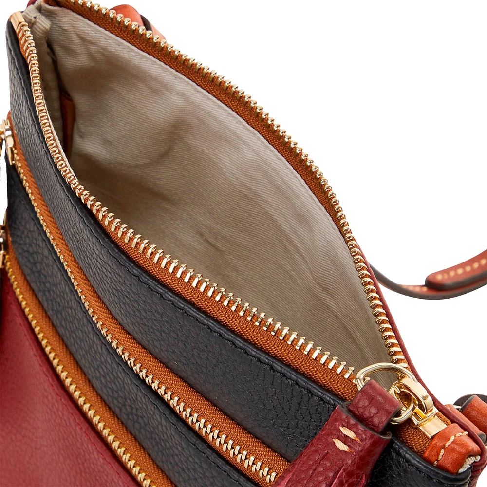 Dooney & Bourke Florida State Seminoles Infield Sac à bandoulière à triple fermeture éclair