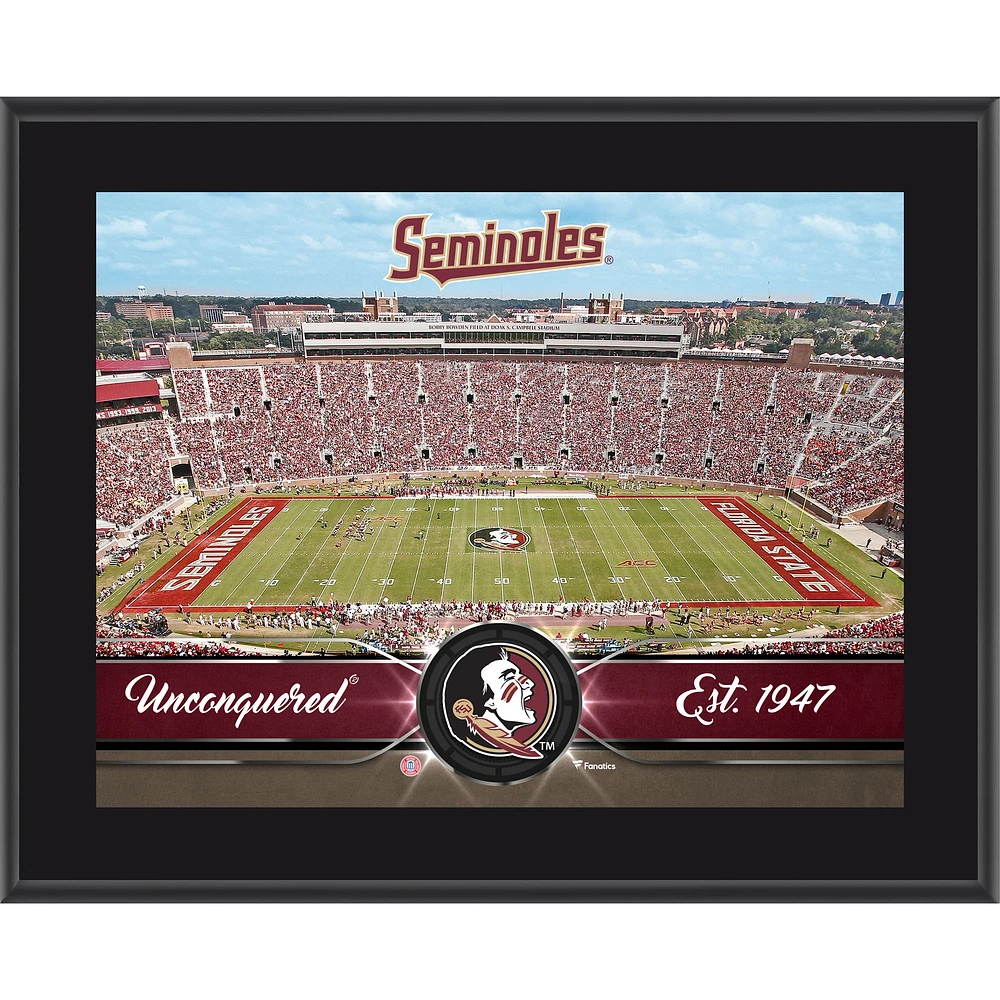 Florida State Seminoles 10.5" x 13" Sublimated Team Plaque