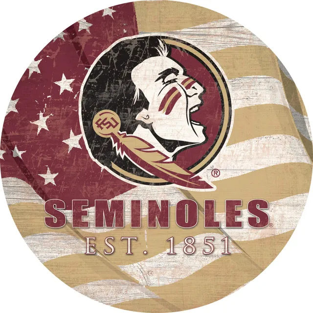 Florida State Seminoles Scarf Colorblock Big Logo Design - Sports Fan Shop