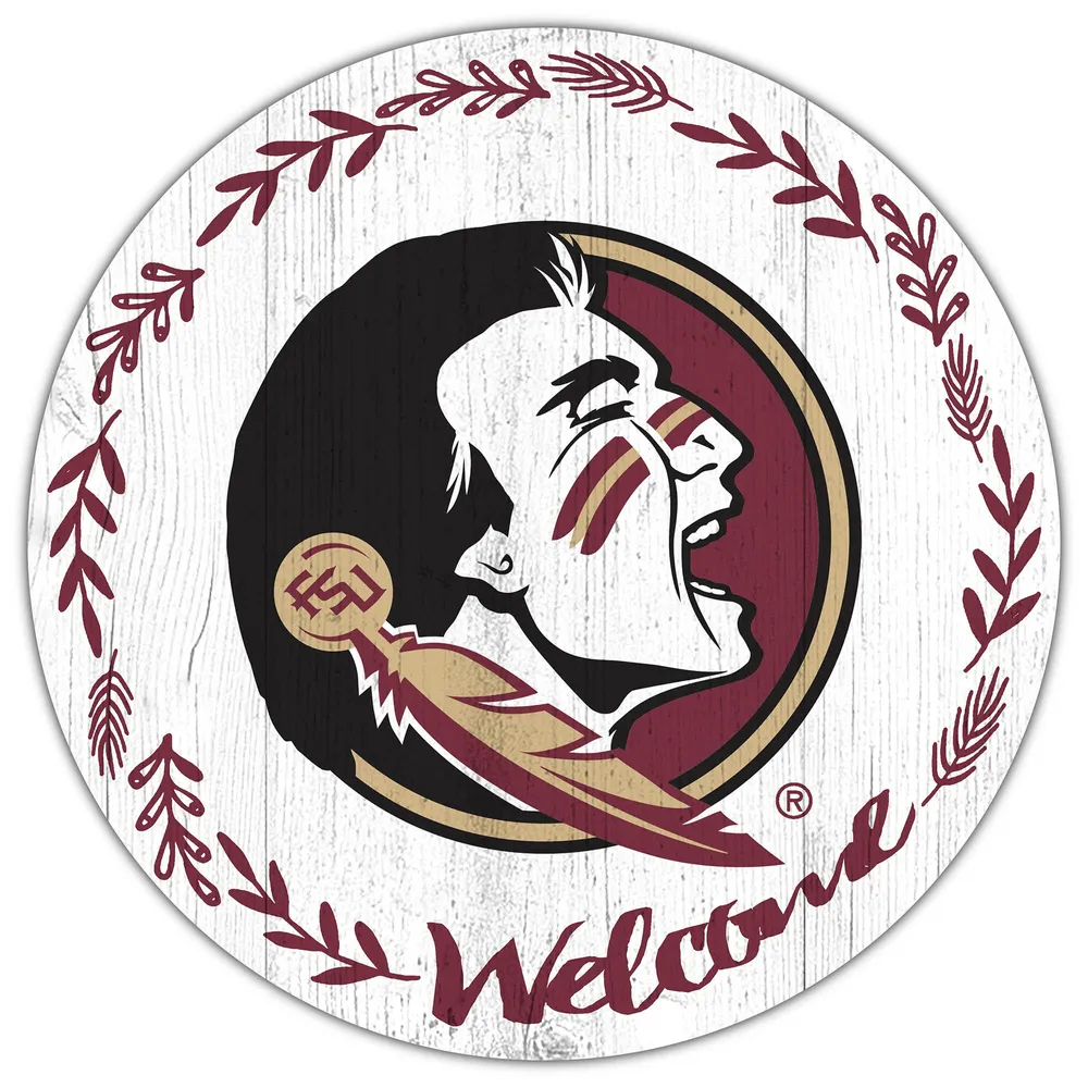 Florida State Seminoles 20'' x 20'' Retro Logo Circle Sign