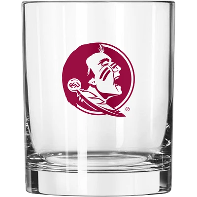 Séminoles de l'État de Floride 14oz. Verre à roches pour le jour du match