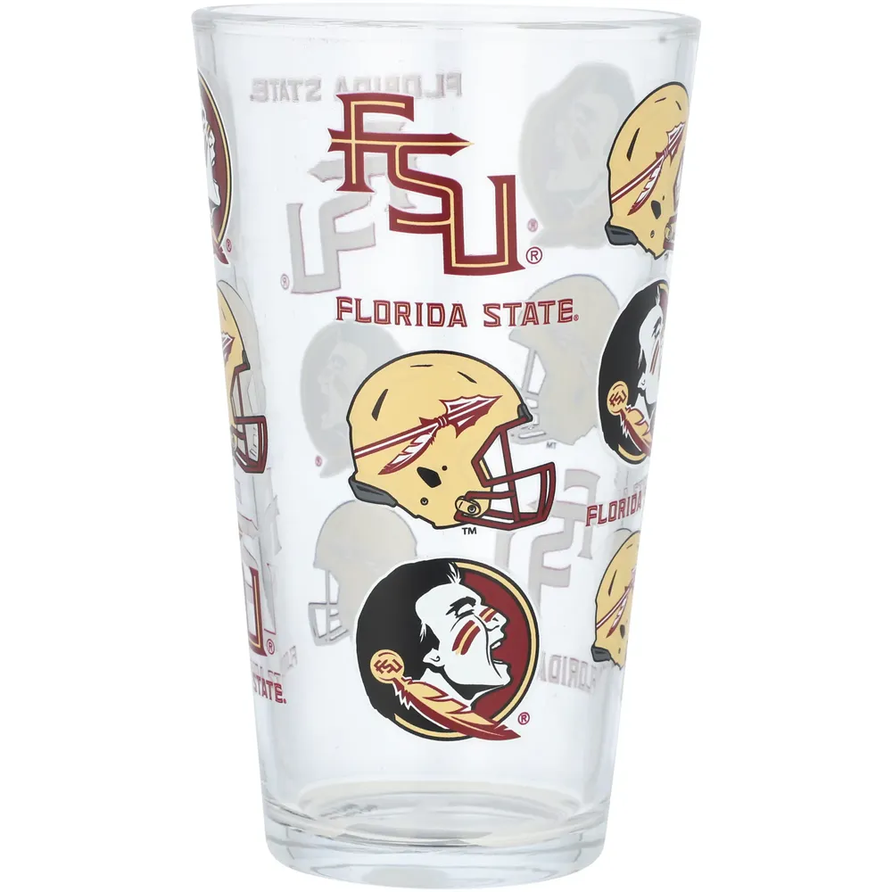 Florida State Seminoles 16oz. Allover Print Pint Glass