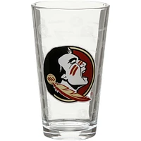 Seminoles de l'État de Floride 16 oz. Verre à mélange sablé