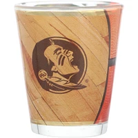 Seminoles de l'État de Floride 2 oz. Verre à liqueur de collection de basket-ball