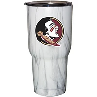 Seminoles de l'État de Floride 30 oz. Gobelet en marbre avec couvercle