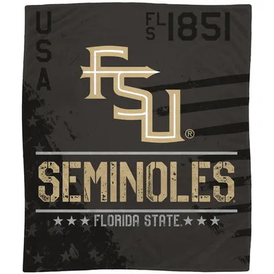 Florida State Seminoles 50'' x 60'' Camo Flannel Fleece Blanket