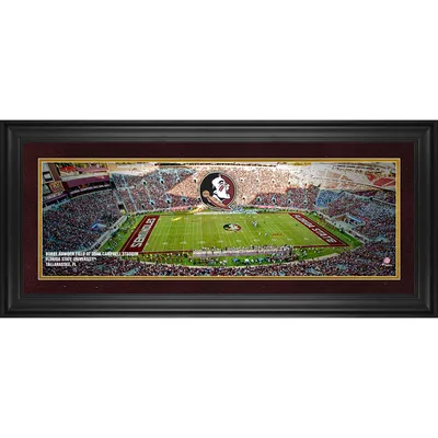 Florida State Seminoles Fanatics Authentic Framed 10" x 30" Bobby Bowden Field at Doak Campbell Stadium Panoramic Photograph