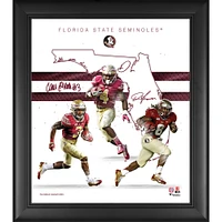 Collage encadré 15" x 17" des fondations de la franchise Running Backs des Florida State Seminoles