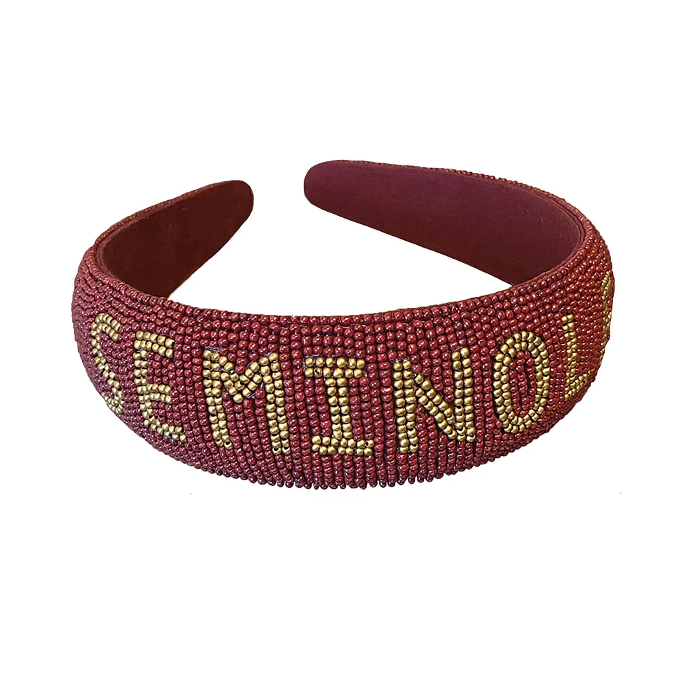 Florida State Seminoles Minerva Hand Beaded Headband