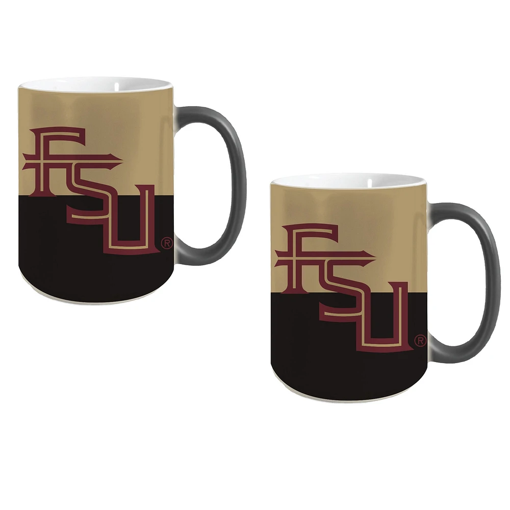 Florida State Seminoles Two-Pack Reveal Mug Set