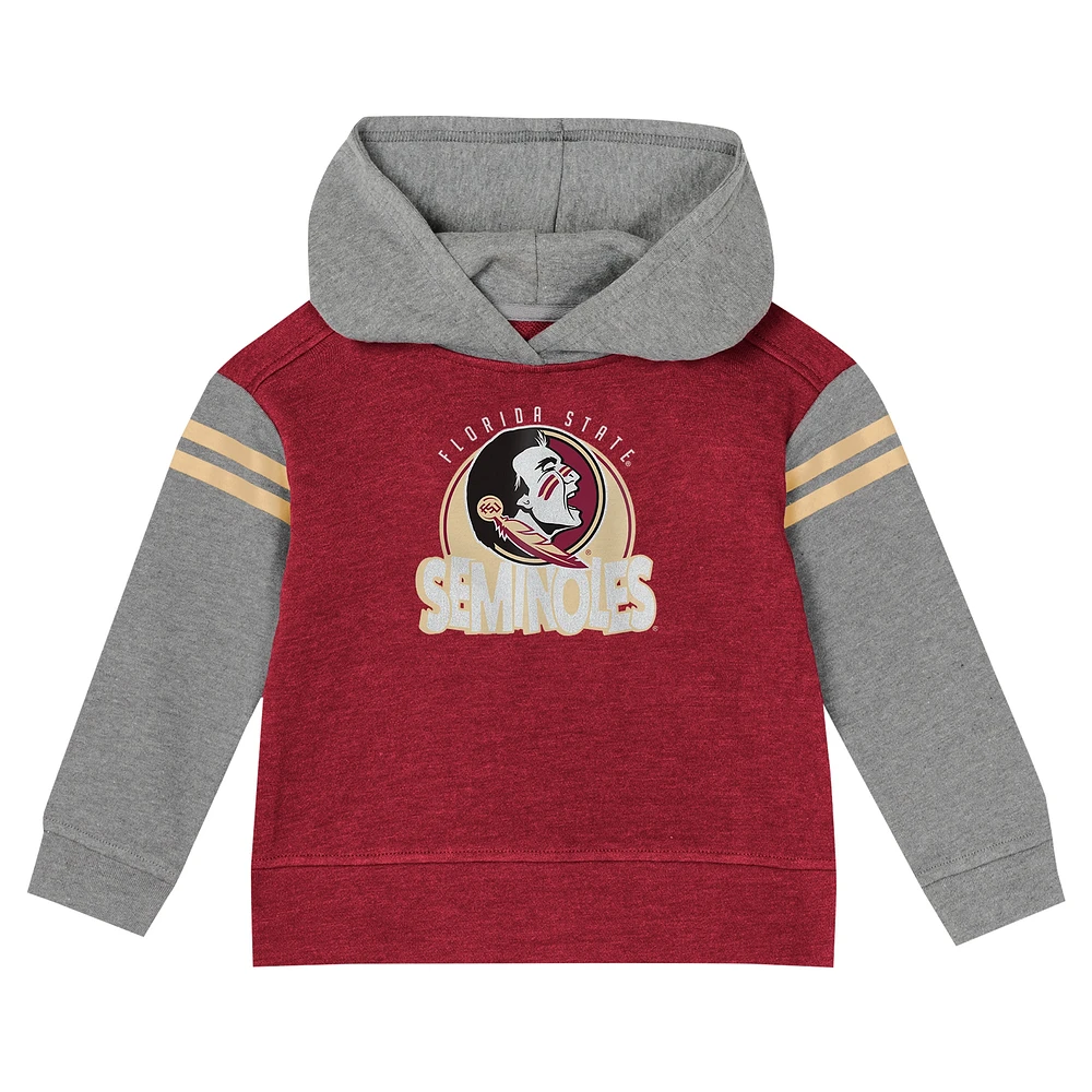 Girls Infant Garnet Florida State Seminoles Clubhouse Pullover Hoodie & Legging Set