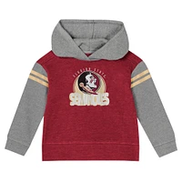 Girls Juvenile Garnet Florida State Seminoles Preschool Clubhouse Pullover Hoodie & Legging Set