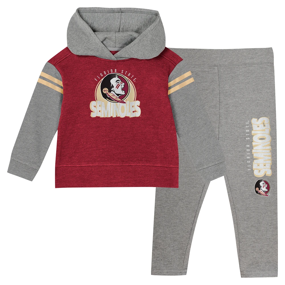 Girls Toddler Florida State Seminoles Clubhouse Pullover Hoodie and Legging Set