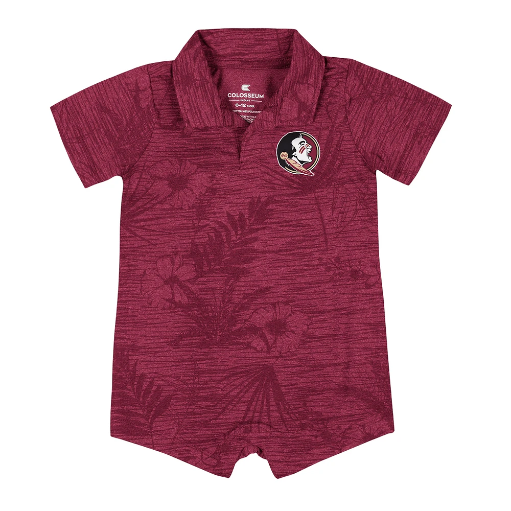 Infant Colosseum  Garnet Florida State Seminoles Fern Romper
