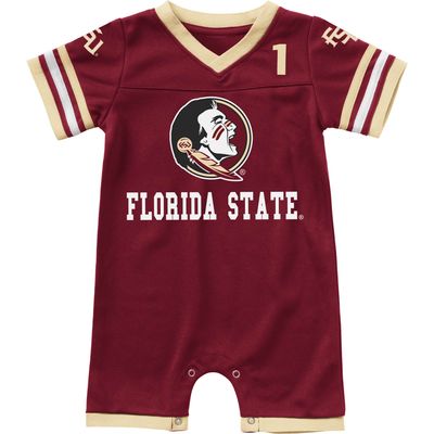 Infant Colosseum Garnet Florida State Seminoles Bumpo Football Romper