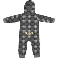 Infant Colosseum  Garnet Florida State Seminoles Full-Zip Plaid Hoodie Long Sleeve Jumper