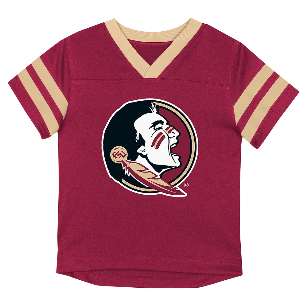 Infant Florida State Seminoles Two-Piece Red Zone Jersey & Pants Set