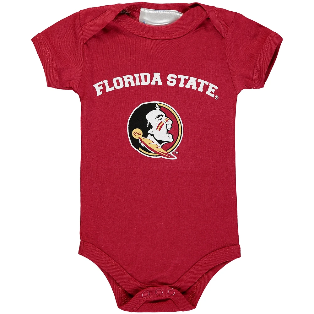 Infant Garnet Florida State Seminoles Arch & Logo Bodysuit