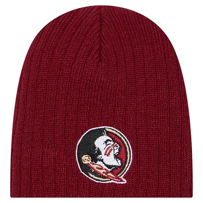 Infant New Era  Garnet Florida State Seminoles Mini Fan Beanie