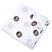 Infant Three Little Anchors White Florida State Seminoles 47'' x 47'' Muslin Swaddle Blanket