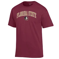 Men's Champion  Garnet Florida State Seminoles Arch Over Logo T-Shirt