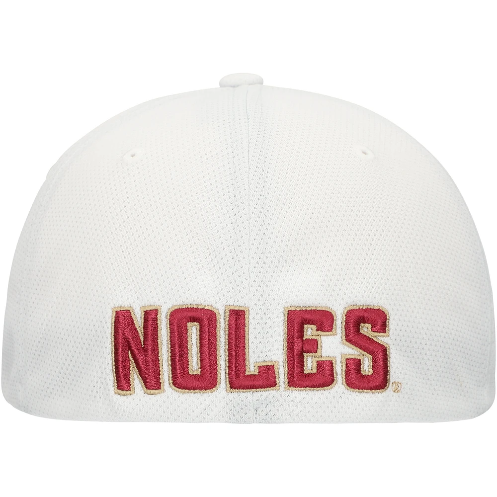 Men's Top of the World  White Florida State Seminoles Reflex Performance Flex Hat
