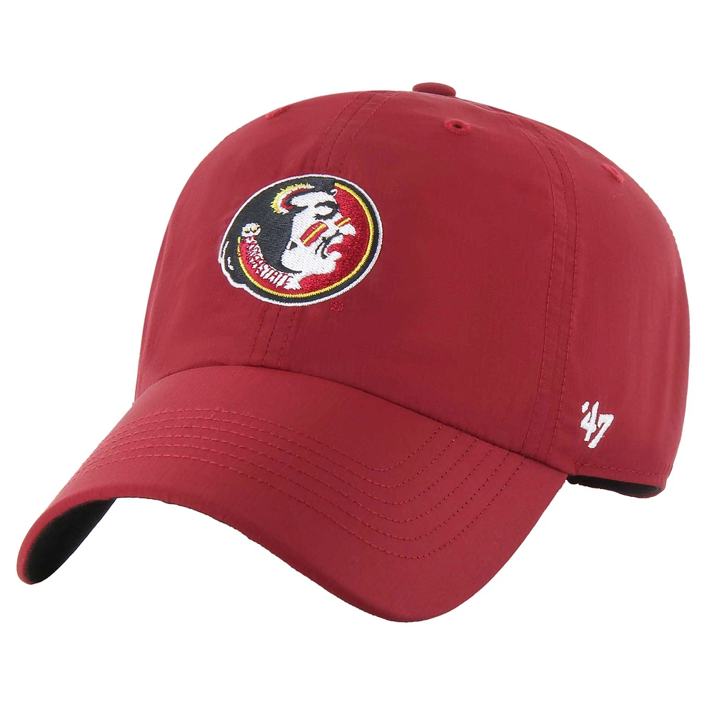 Casquette ajustable '47 Garnet Florida State Seminoles Clean Up brrr° pour homme