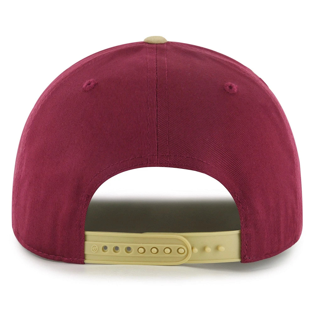 Men's '47 Garnet Florida State Seminoles Dropshadow Rope Hitch Adjustable Hat