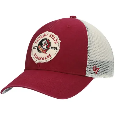 Florida State Seminoles '47 Howell MVP Trucker Snapback Hat - Garnet