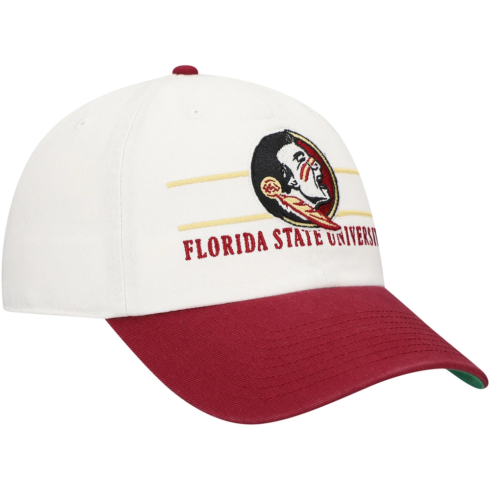 Casquette ajustable blanche Florida State Seminoles Gridiron Clean Up '47 pour homme