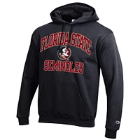 Men's Champion Black Florida State Seminoles High Motor Pullover Hoodie