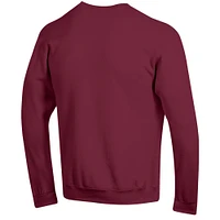 Men's Champion  Garnet Florida State Seminoles Basic Arch Fleece Pullover Sweatshirt