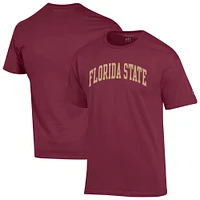 Men's Champion  Garnet Florida State Seminoles Basic Arch T-Shirt