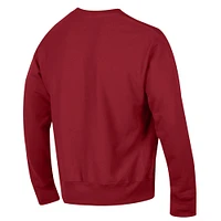 Men's Champion Garnet Florida State Seminoles Vault Late Night Reverse Weave Pullover Sweatshirt